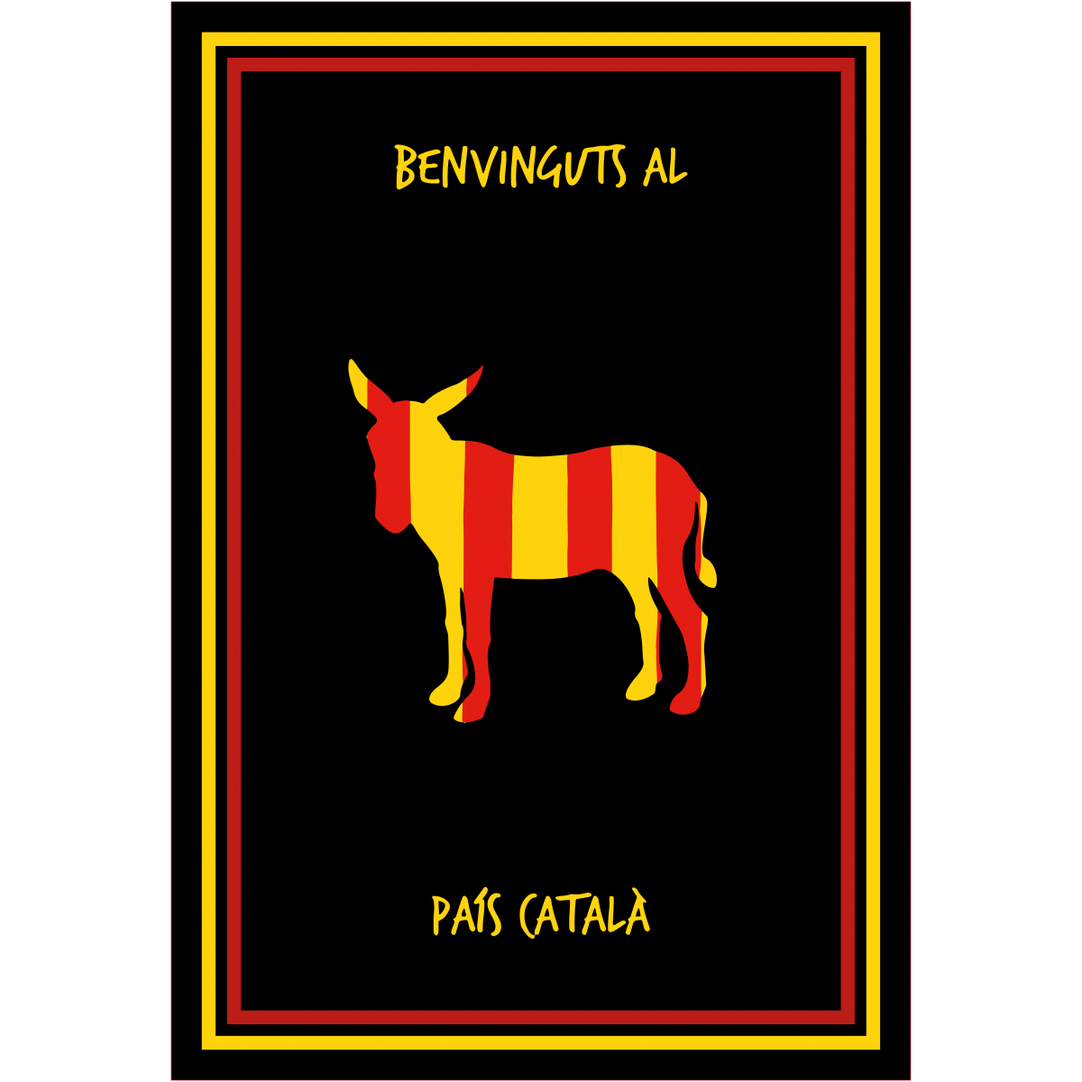 Burro Catalan BENVINGUTS