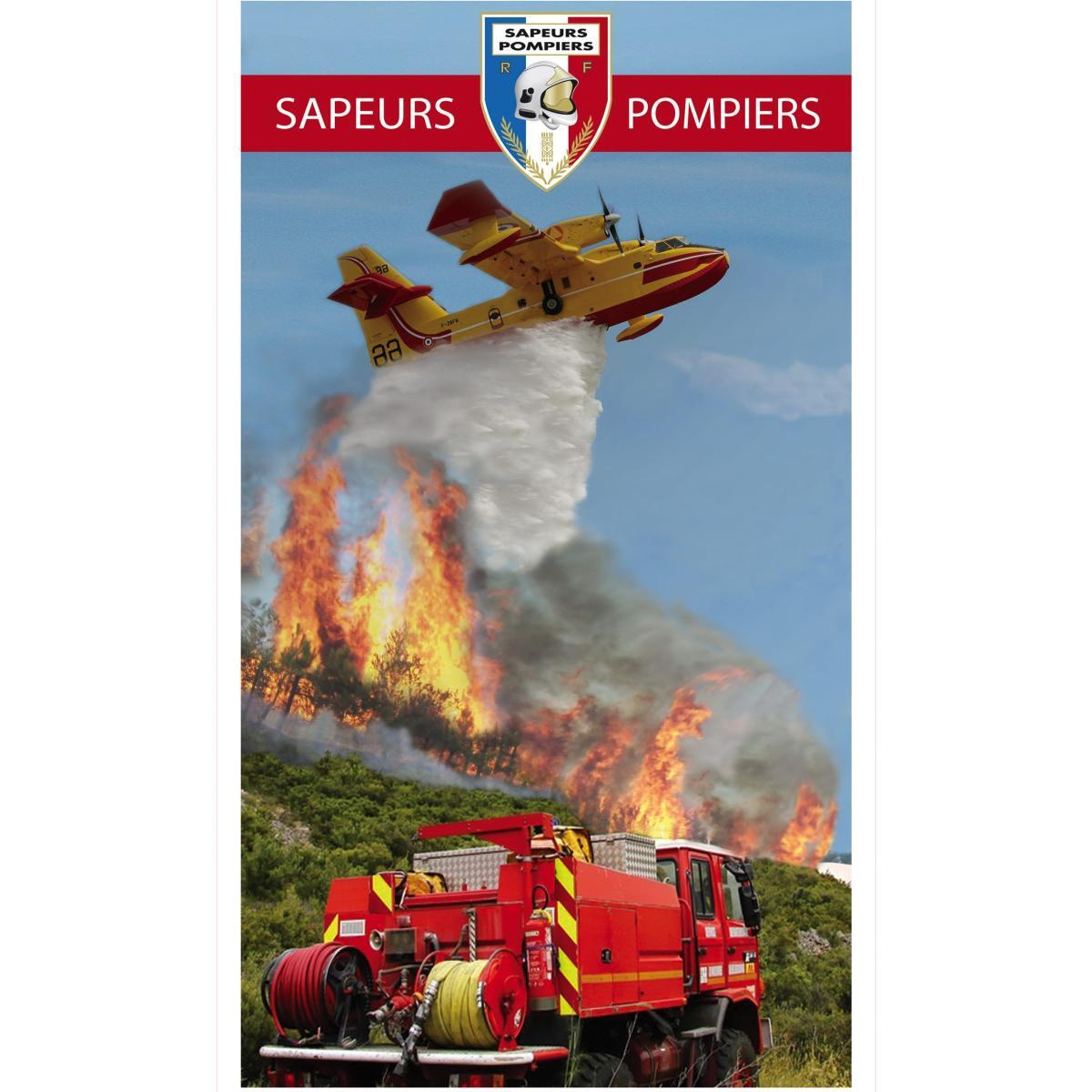 Pompiers du Ciel drap de plage