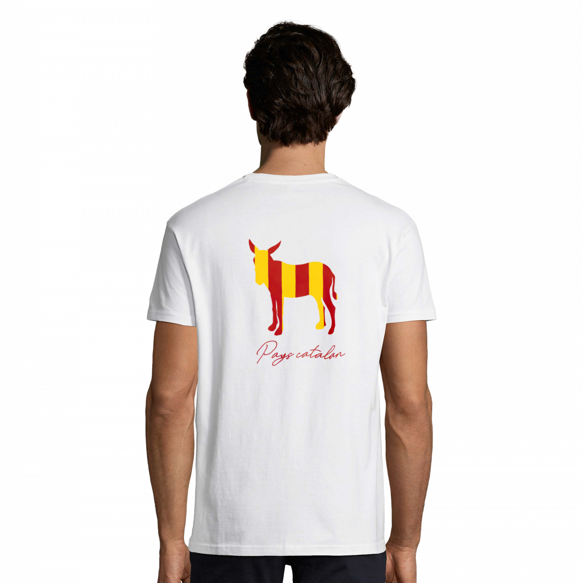 t-shirt avec burro catalan imprimé