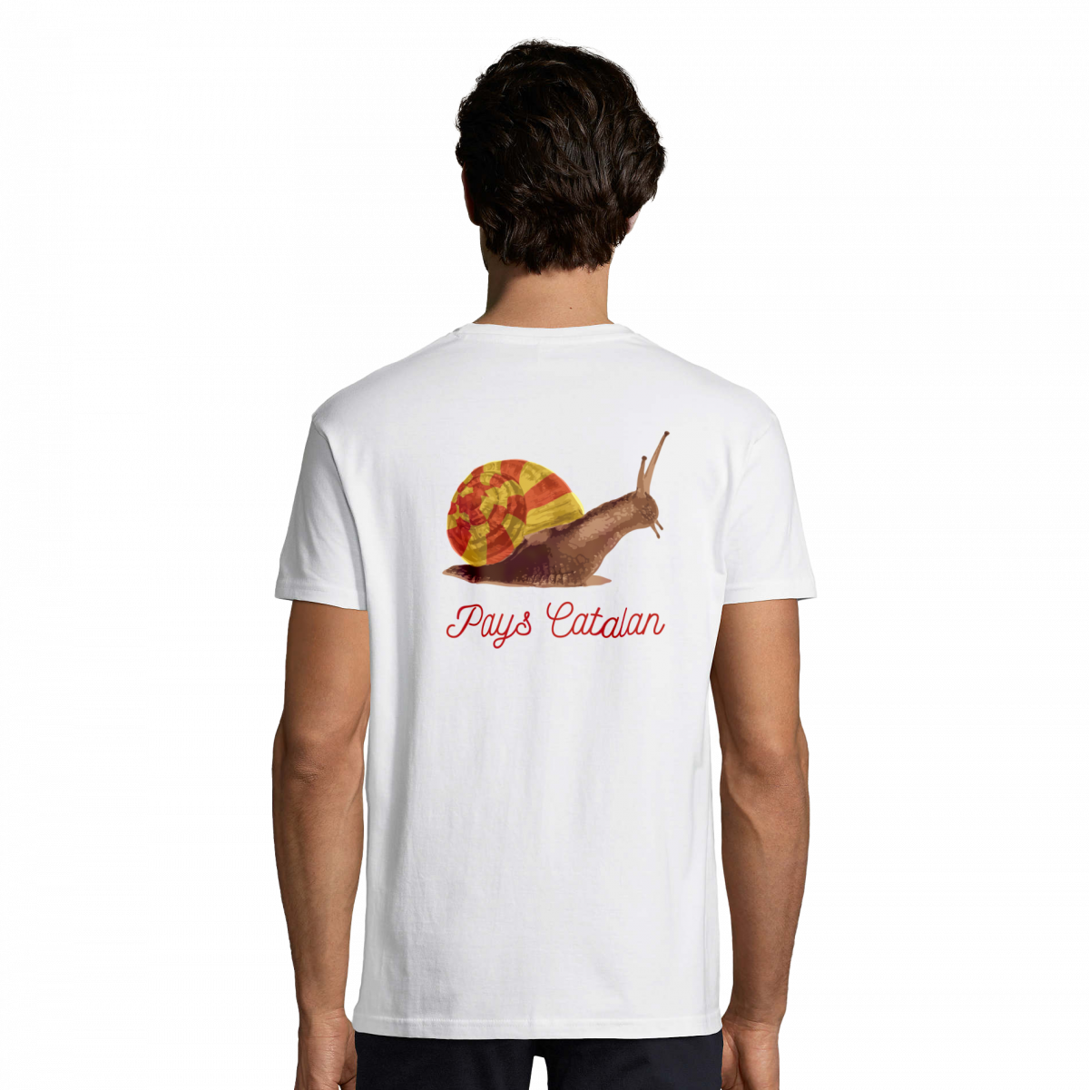 t-shirt imprimé escargot catalan