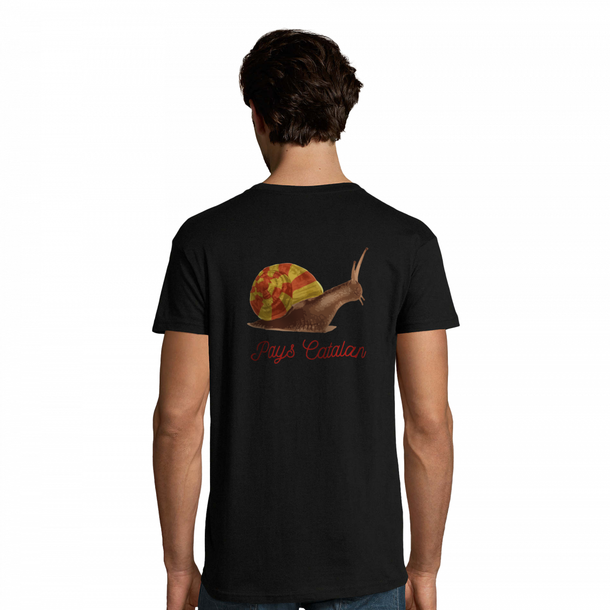 t-shirt imprimé escargot catalan