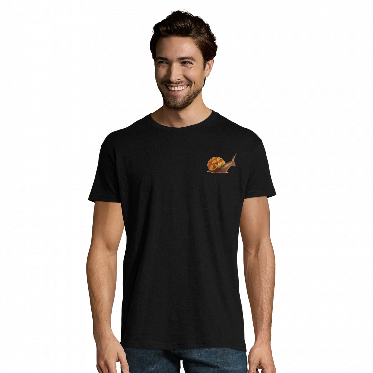 t-shirt imprimé escargot catalan